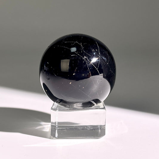 B463◇１点物◇ブラックトルマリン ボール◇43×43×43mm◇天然石・鉱物・パワーストーン