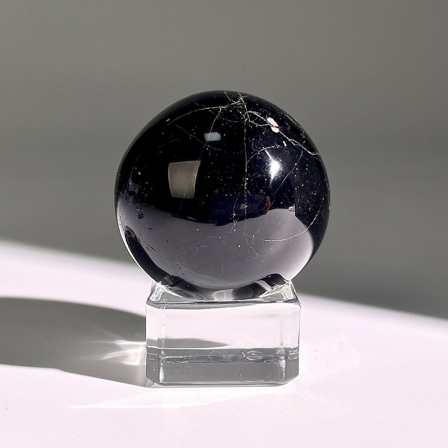 B463◇１点物◇ブラックトルマリン ボール◇43×43×43mm◇天然石・鉱物・パワーストーン