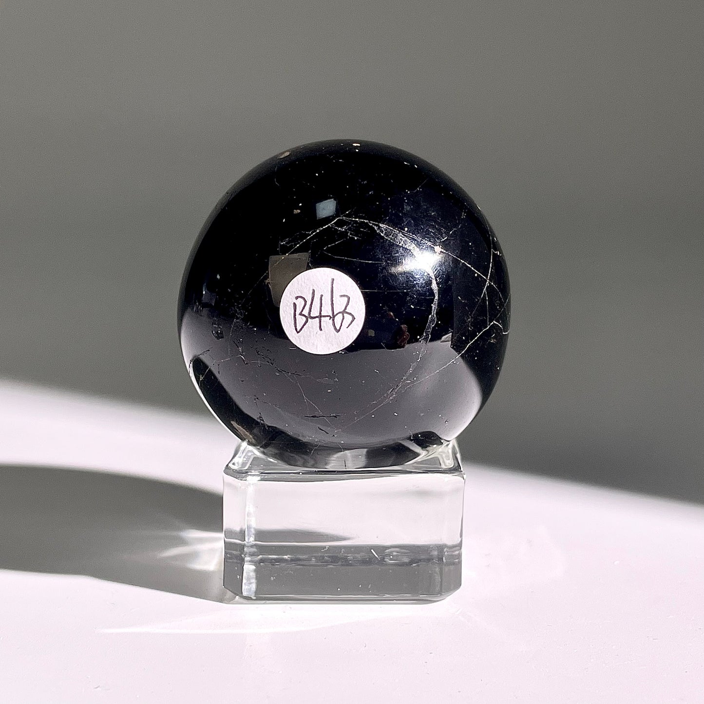 B463◇１点物◇ブラックトルマリン ボール◇43×43×43mm◇天然石・鉱物・パワーストーン