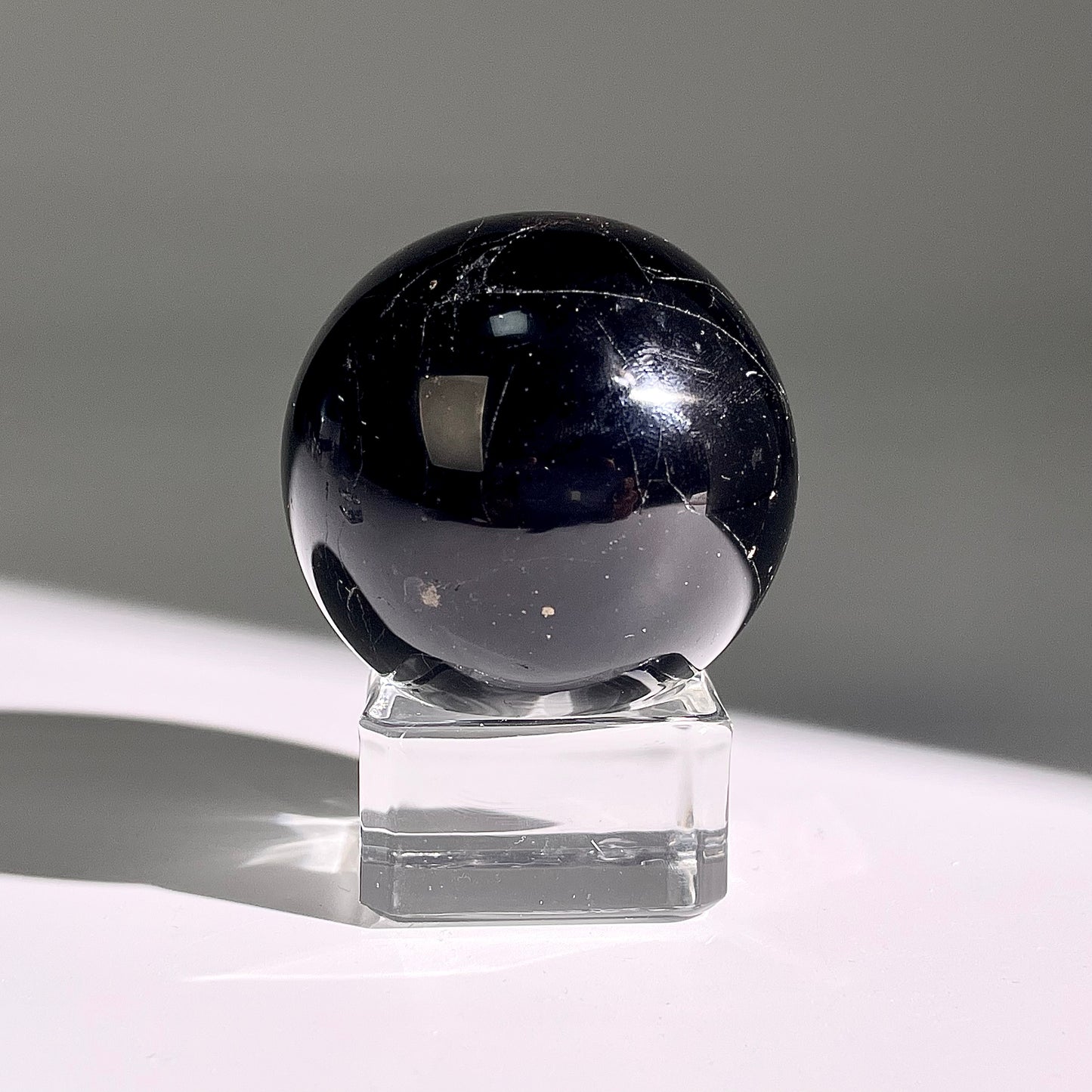 B463◇１点物◇ブラックトルマリン ボール◇43×43×43mm◇天然石・鉱物・パワーストーン