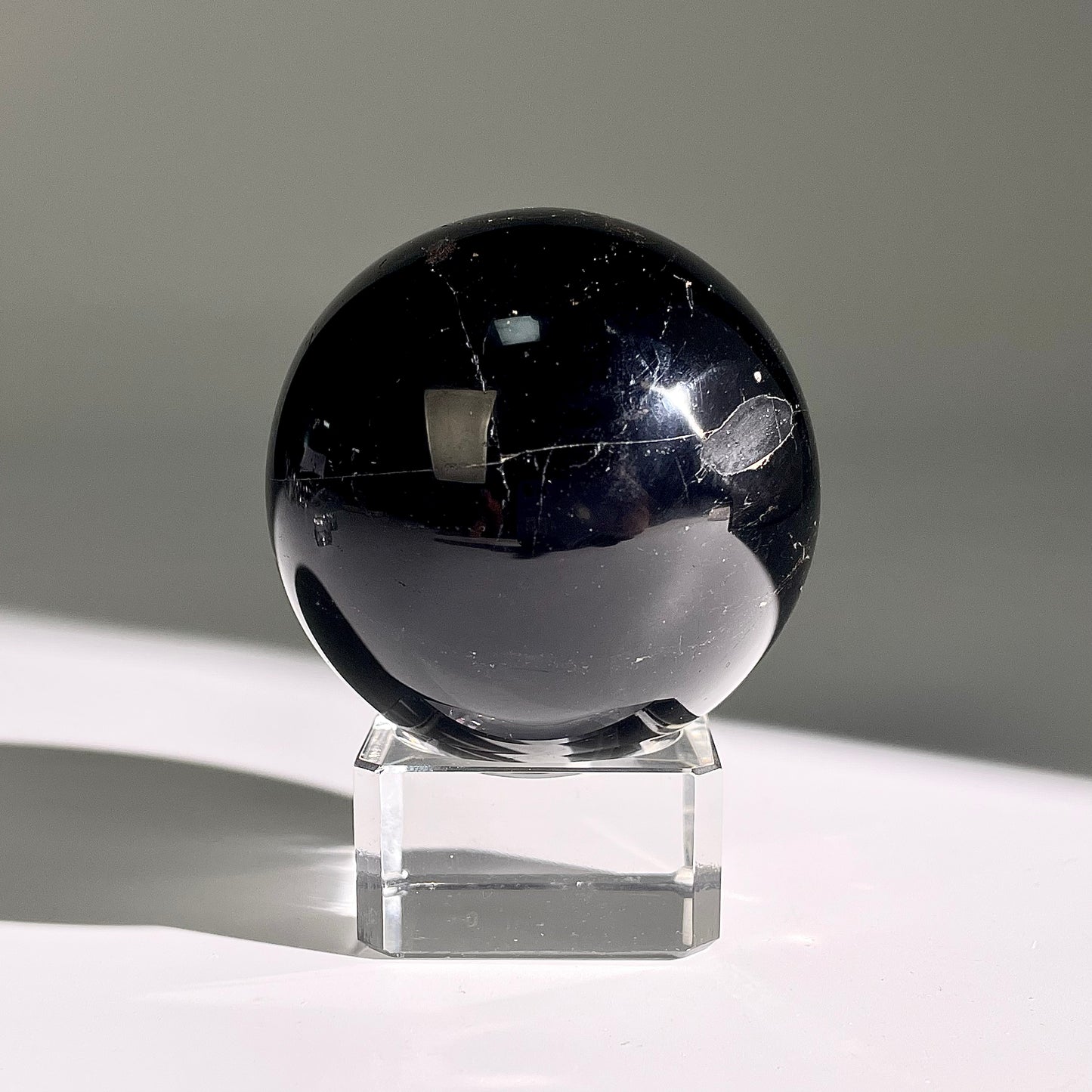 B464◇１点物◇ブラックトルマリン ボール◇54×54×54mm◇天然石・鉱物・パワーストーン