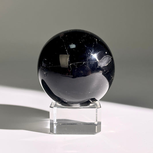 B464◇１点物◇ブラックトルマリン ボール◇54×54×54mm◇天然石・鉱物・パワーストーン