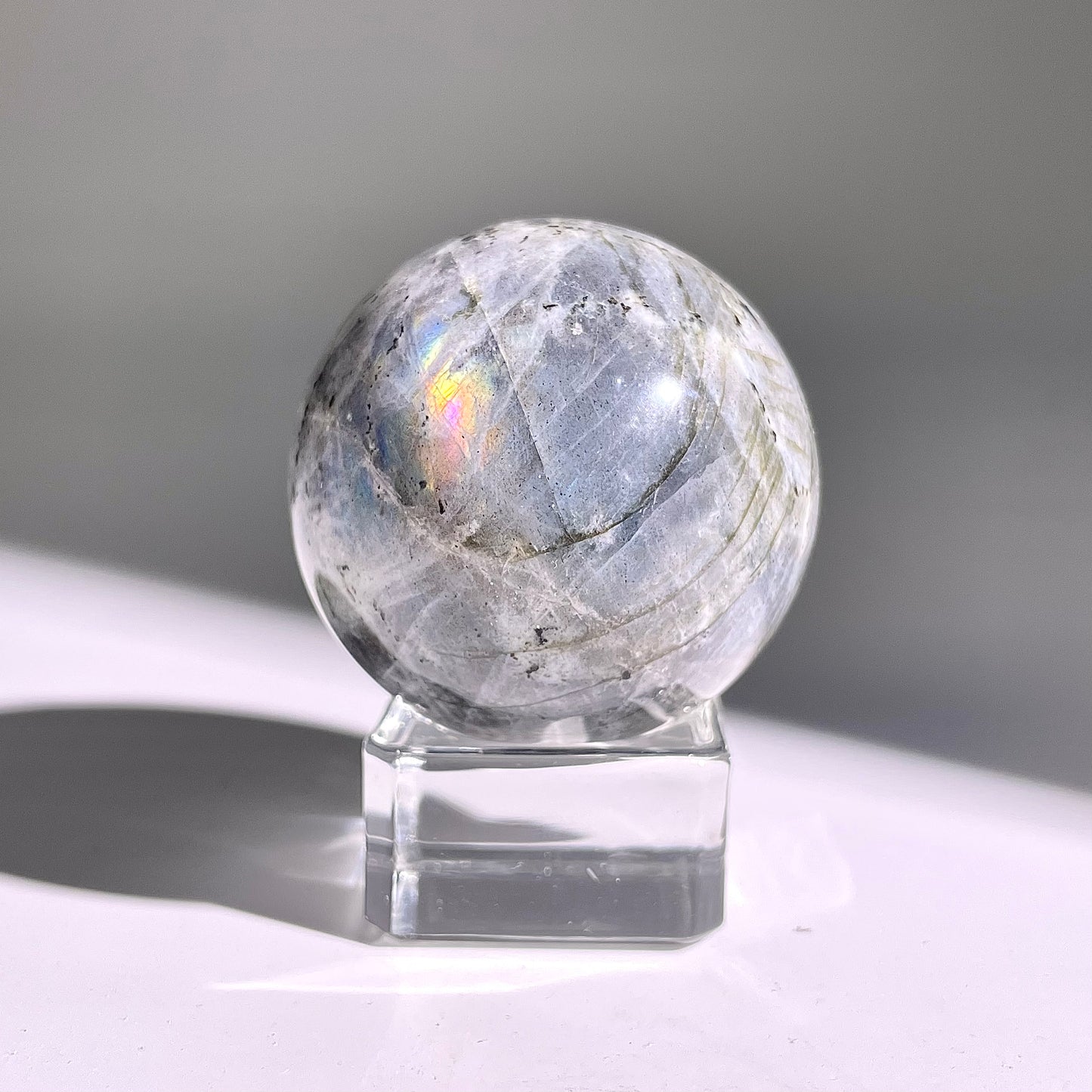 B466◇１点物◇ラブラドライト ボール◇45×45×45mm◇天然石・鉱物・パワーストーン