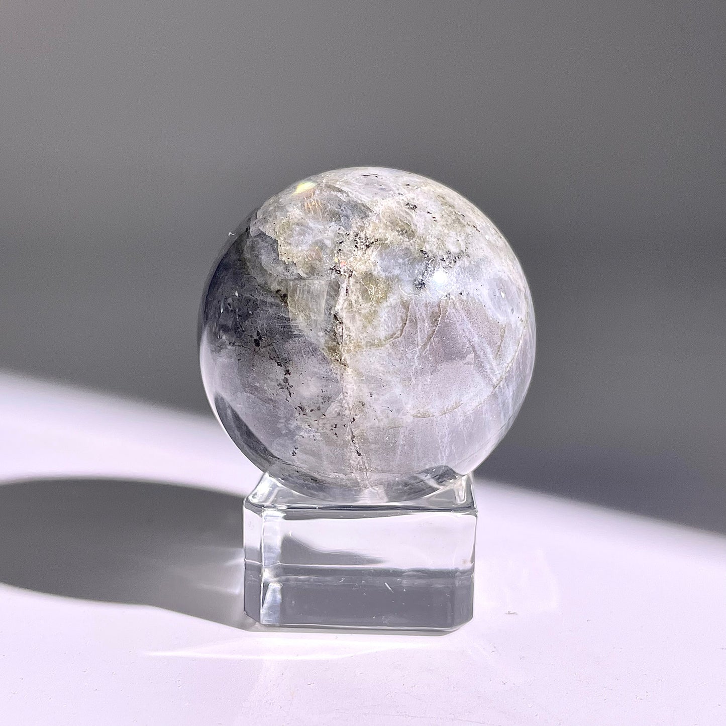 B466◇１点物◇ラブラドライト ボール◇45×45×45mm◇天然石・鉱物・パワーストーン