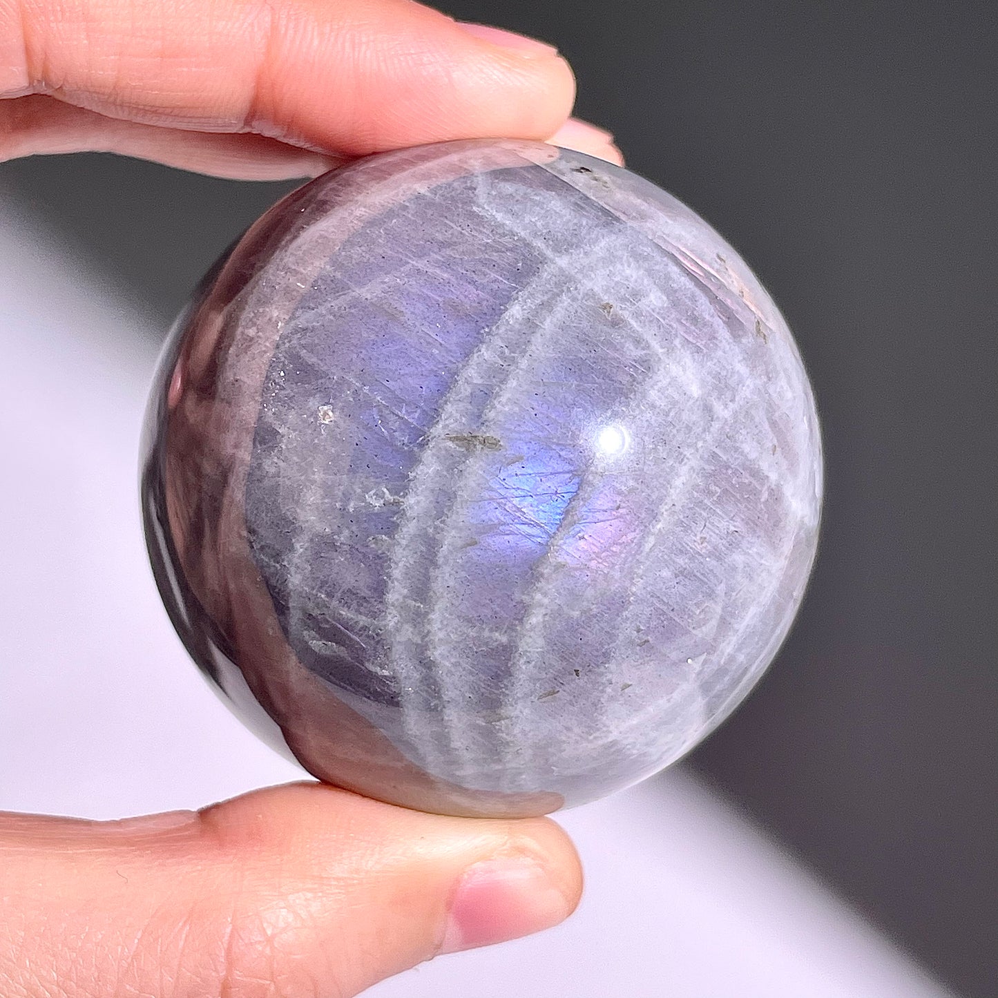 B467◇１点物◇ラブラドライト ボール◇50×50×50mm◇天然石・鉱物・パワーストーン