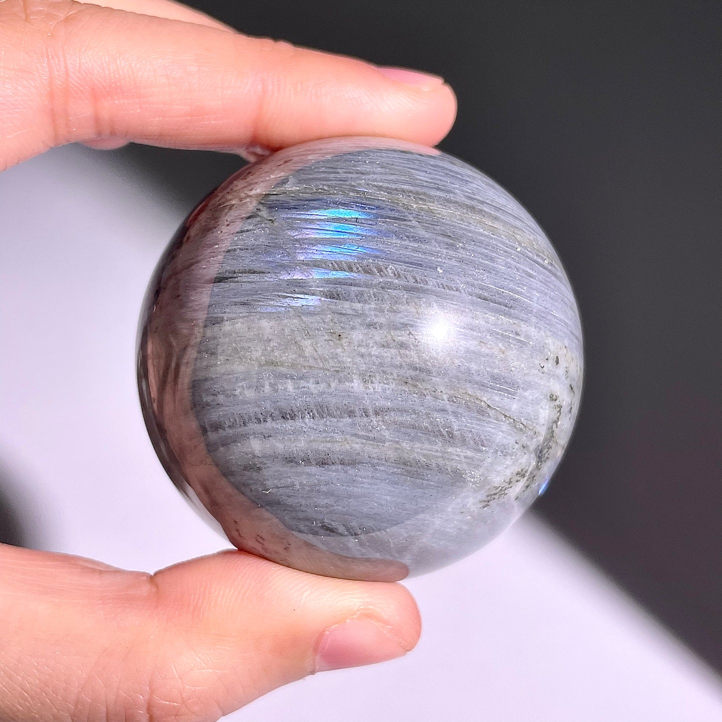 B469◇１点物◇ラブラドライト ボール◇48×48×48mm◇天然石・鉱物・パワーストーン