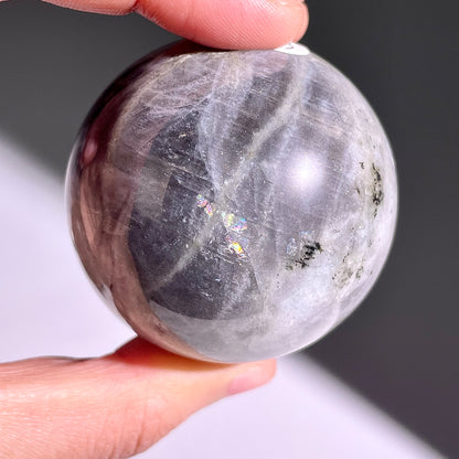 B473◇１点物◇ラブラドライト ボール◇50×50×50mm◇天然石・鉱物・パワーストーン