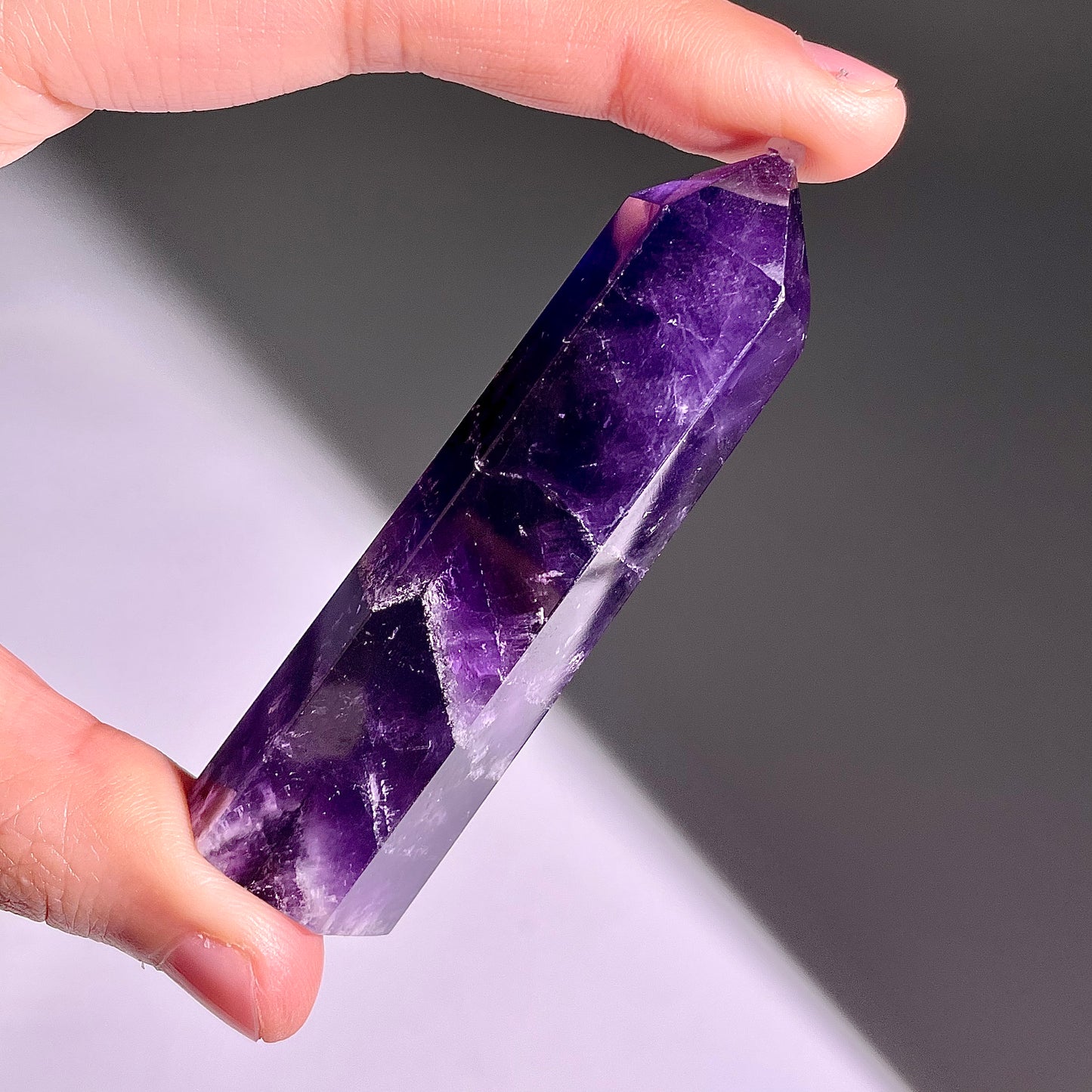 B442◇１点物◇アメジスト  ピラー◇73×23×21mm◇天然石・鉱物・パワーストーン