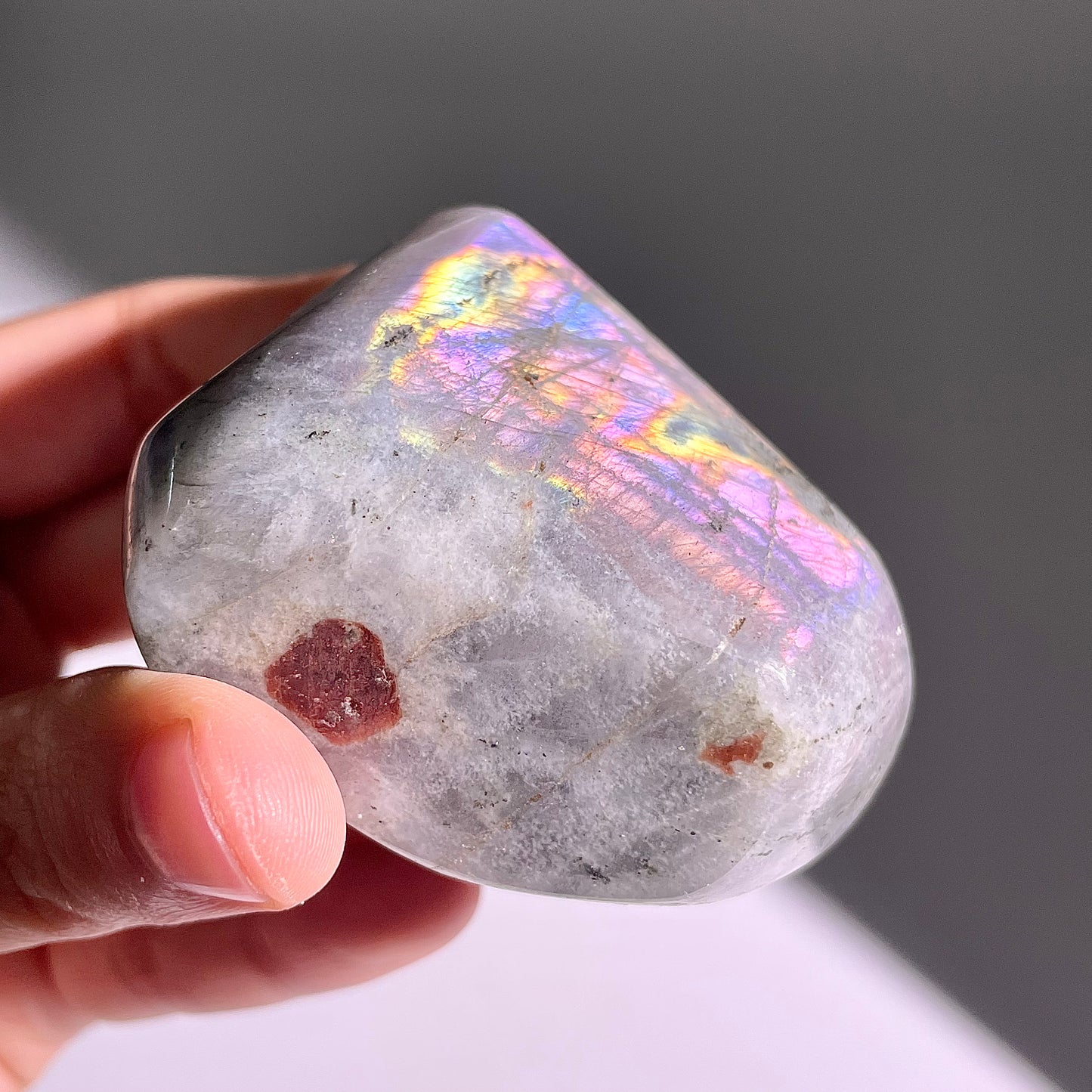 A343◇１点物◇ラブラドライト 不規則◇60×51×25mm◇天然石・鉱物・パワーストーン