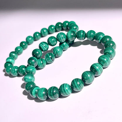 C4◇複数可◇マラカイト ブレスレット◇8mm◇天然石・鉱物・パワーストーン