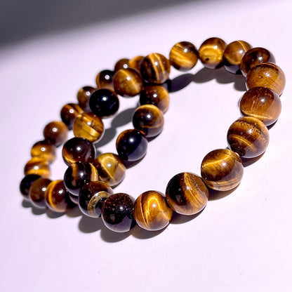 C6◇複数可◇タイガーアイ ブレスレット◇10mm◇天然石・鉱物・パワーストーン