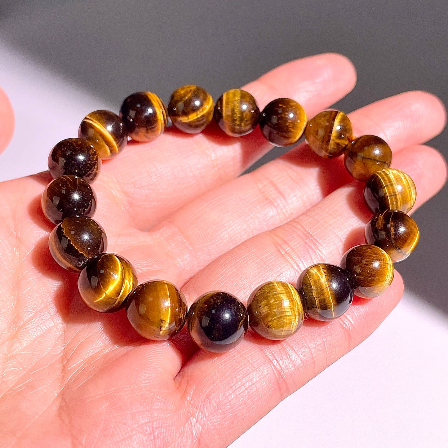 C6◇複数可◇タイガーアイ ブレスレット◇10mm◇天然石・鉱物・パワーストーン