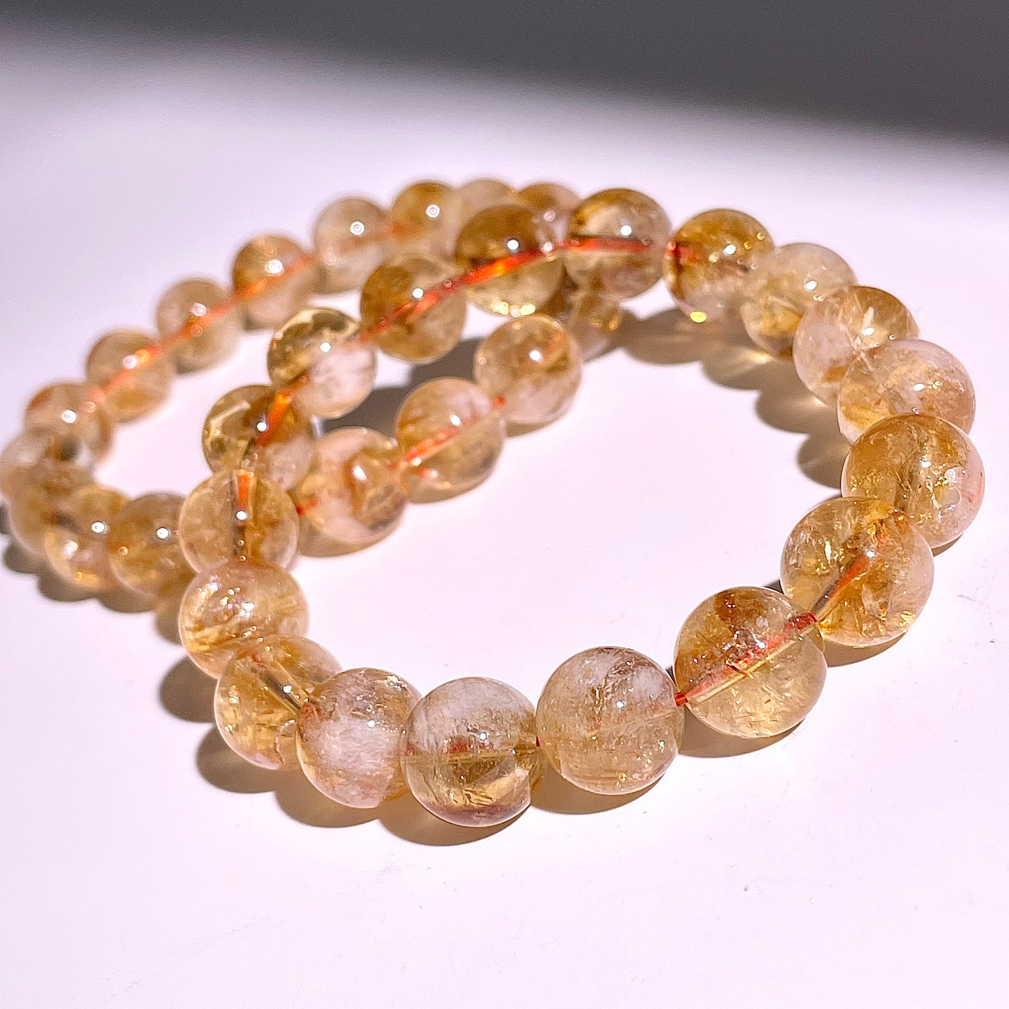 C2◇複数可◇シトリン ブレスレット◇12mm◇天然石・鉱物・パワーストーン