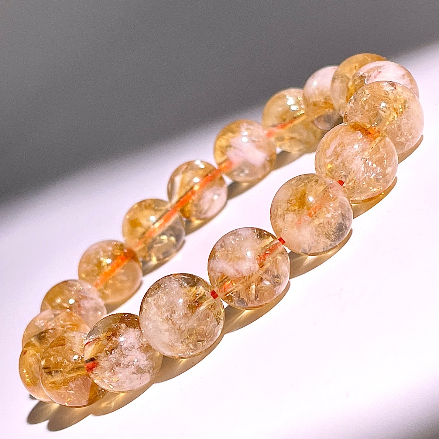 C2◇複数可◇シトリン ブレスレット◇12mm◇天然石・鉱物・パワーストーン