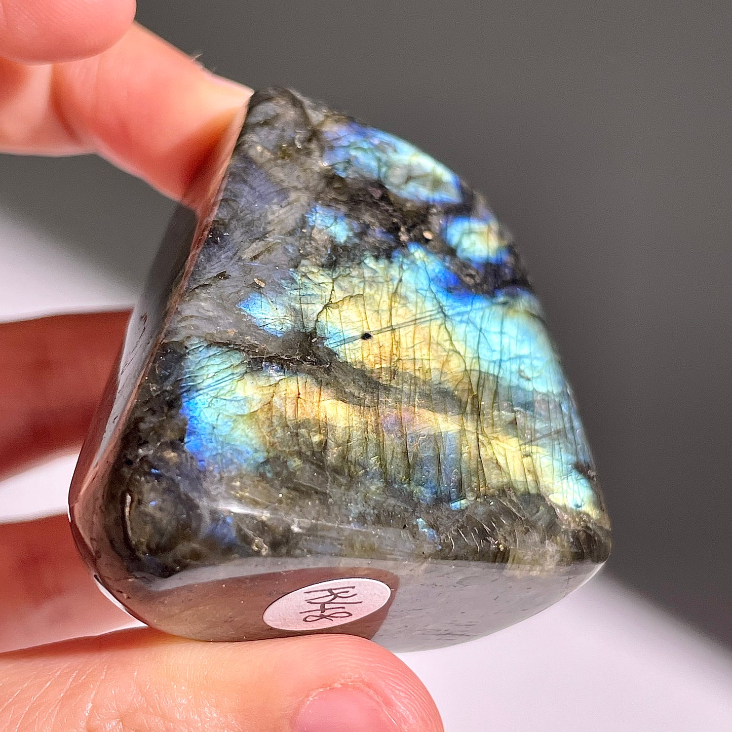 A348◇１点物◇ラブラドライト 原石◇53×48×27mm◇天然石・鉱物・パワーストーン