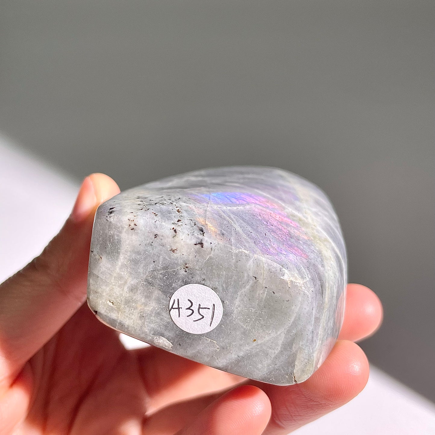 A351◇１点物◇ラブラドライト 原石◇82×58×25mm◇天然石・鉱物・パワーストーン