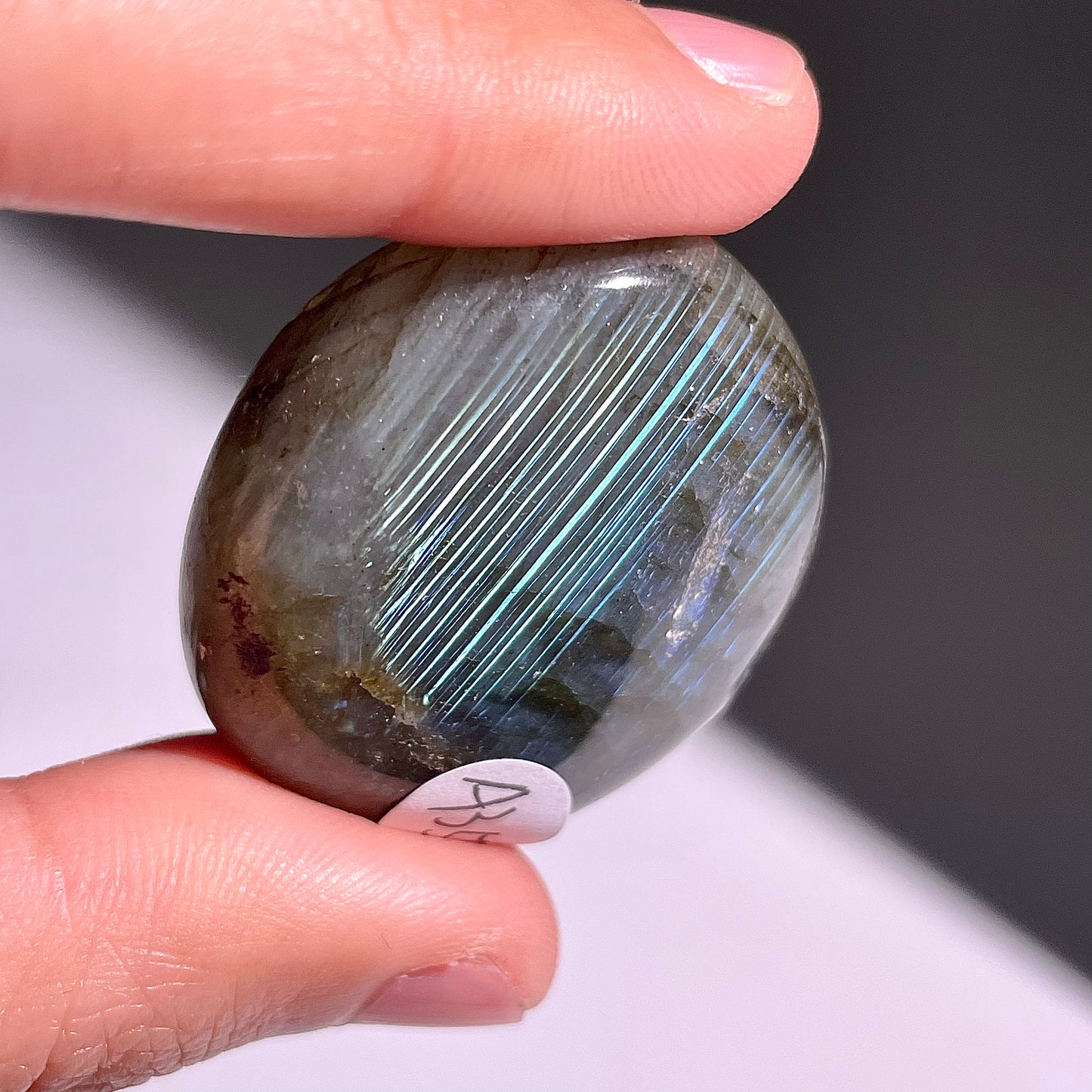 A355◇１点物◇ラブラドライト 原石◇34×32×12mm◇天然石・鉱物・パワーストーン