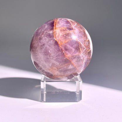 B474◇１点物◇アメジストのアゲート ボール◇54×54×54mm◇天然石・鉱物・パワーストーン