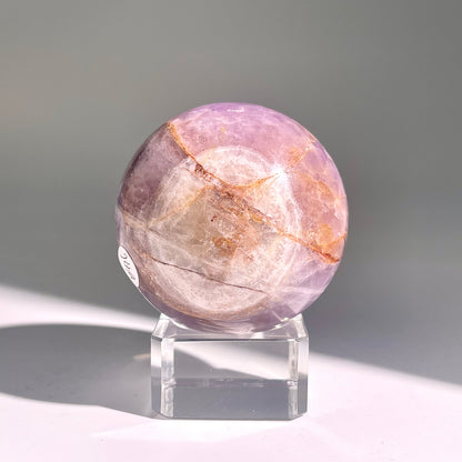 B476◇１点物◇アメジストのアゲート ボール◇54×54×54mm◇天然石・鉱物・パワーストーン