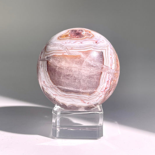 B478◇１点物◇アメジストのアゲート ボール◇50×50×50mm◇天然石・鉱物・パワーストーン