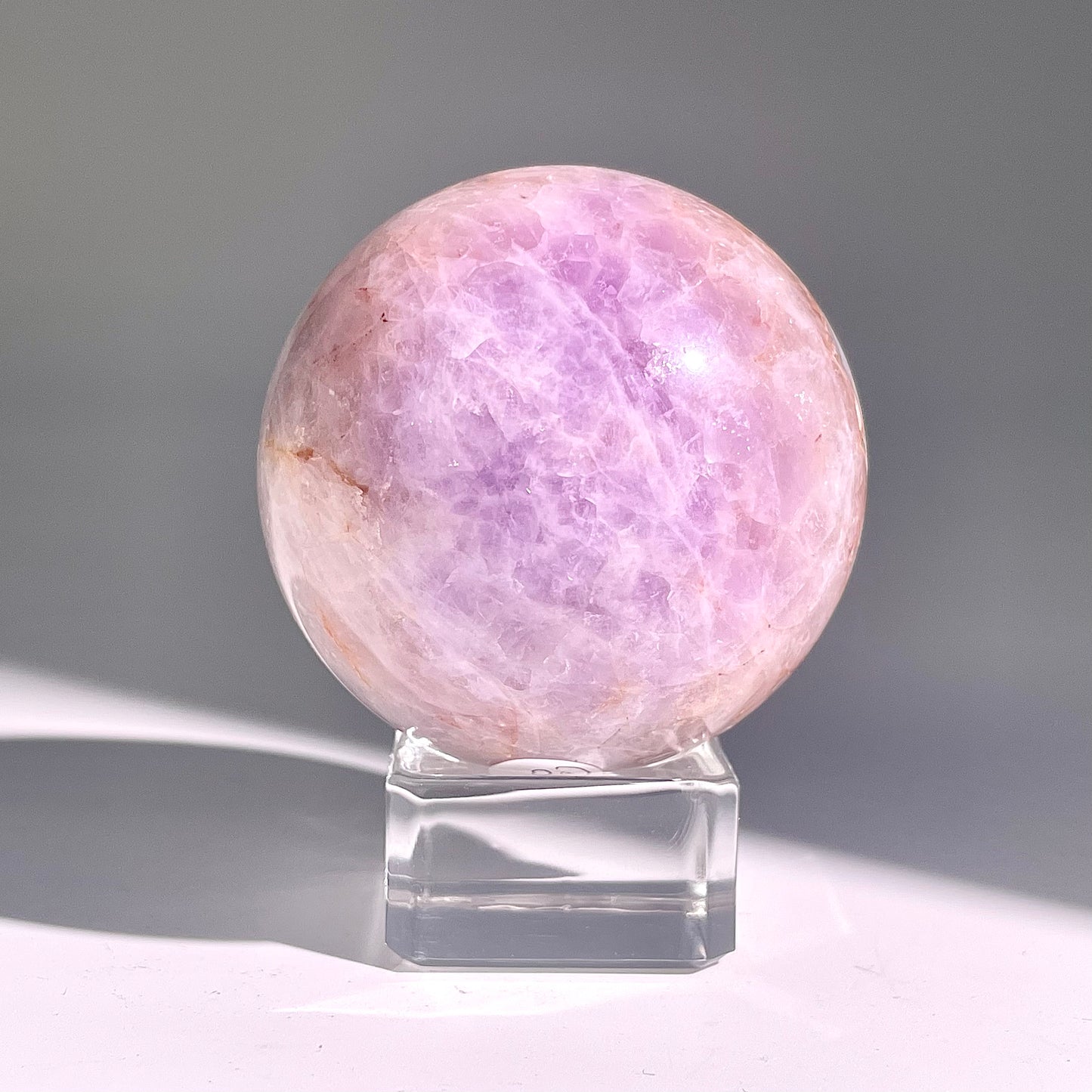 B480◇１点物◇アメジストのアゲート ボール◇53×53×53mm◇天然石・鉱物・パワーストーン