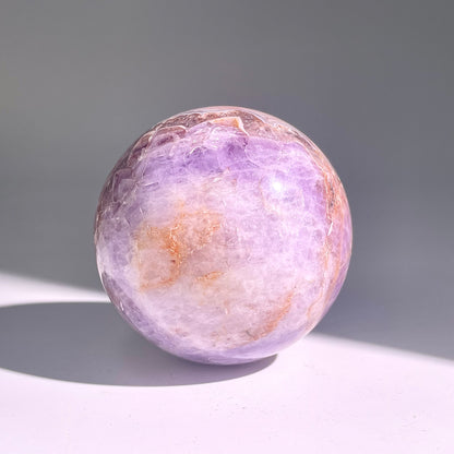 B483◇１点物◇アメジストのアゲート ボール◇65×65×65mm◇天然石・鉱物・パワーストーン