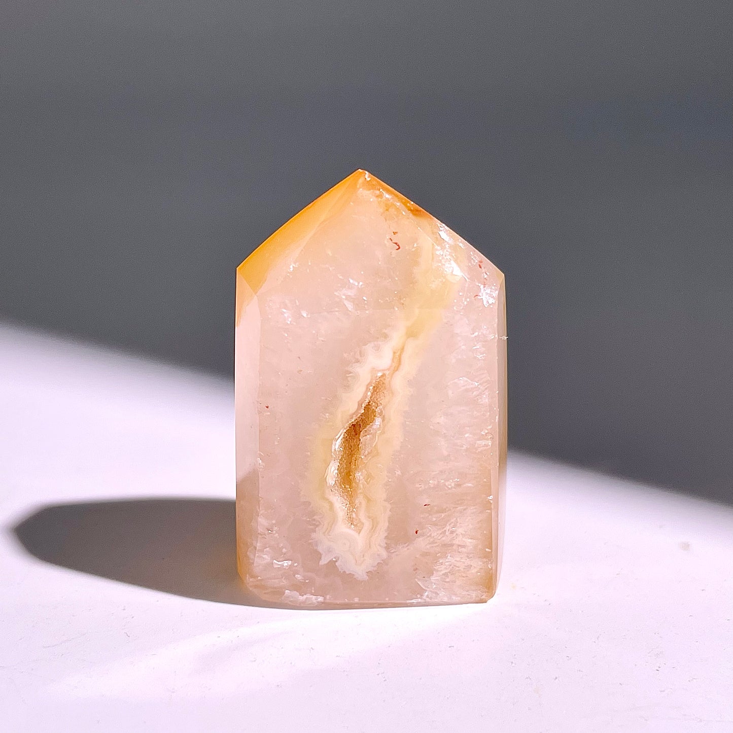 B485◇１点物◇アゲート  ピラー◇43×28×17mm◇天然石・鉱物・パワーストーン