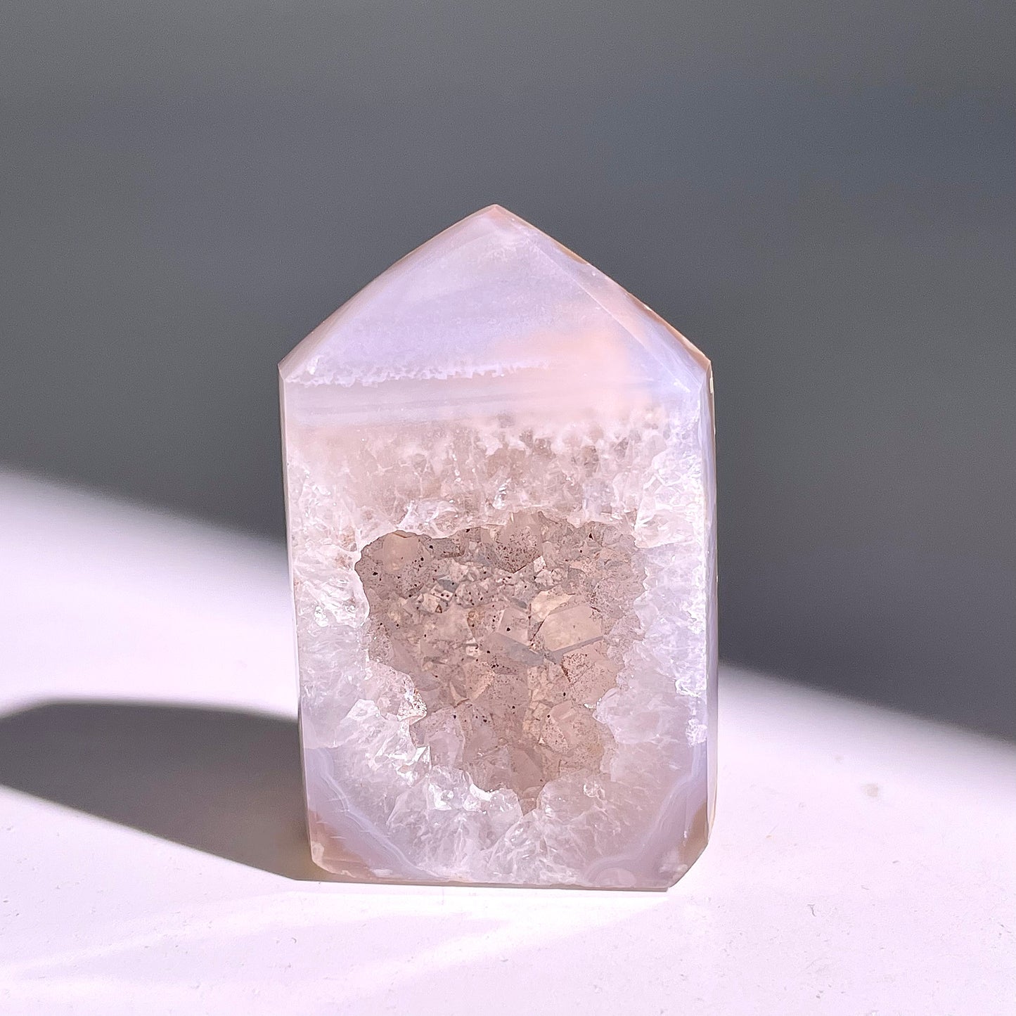 B487◇１点物◇アゲート  ピラー◇44×28×15mm◇天然石・鉱物・パワーストーン