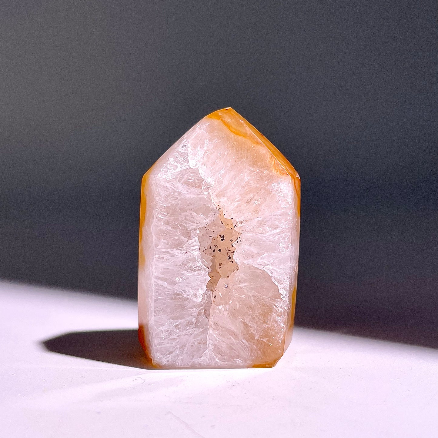 B490◇１点物◇アゲート  ピラー◇38×24×15mm◇天然石・鉱物・パワーストーン