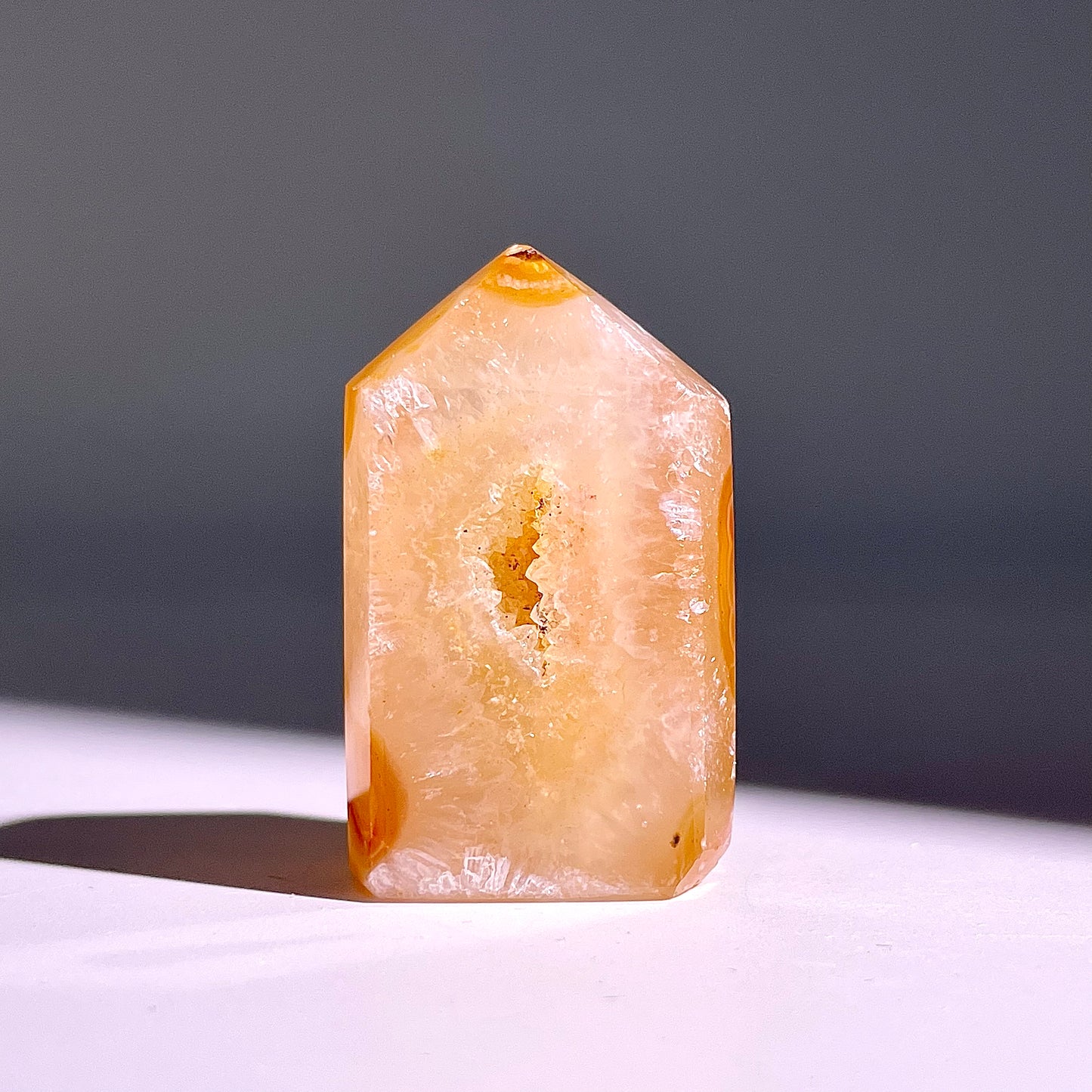 B496◇１点物◇アゲート  ピラー◇43×26×18mm◇天然石・鉱物・パワーストーン