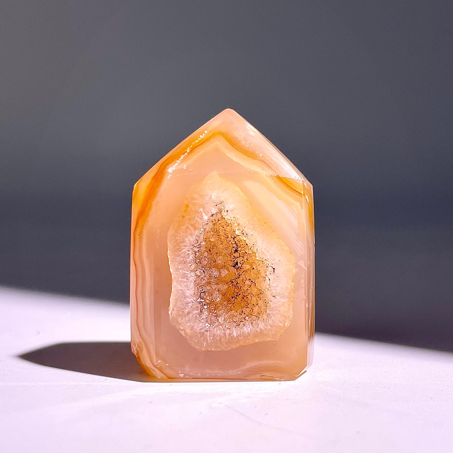 B497◇１点物◇アゲート  ピラー◇37×26×15mm◇天然石・鉱物・パワーストーン