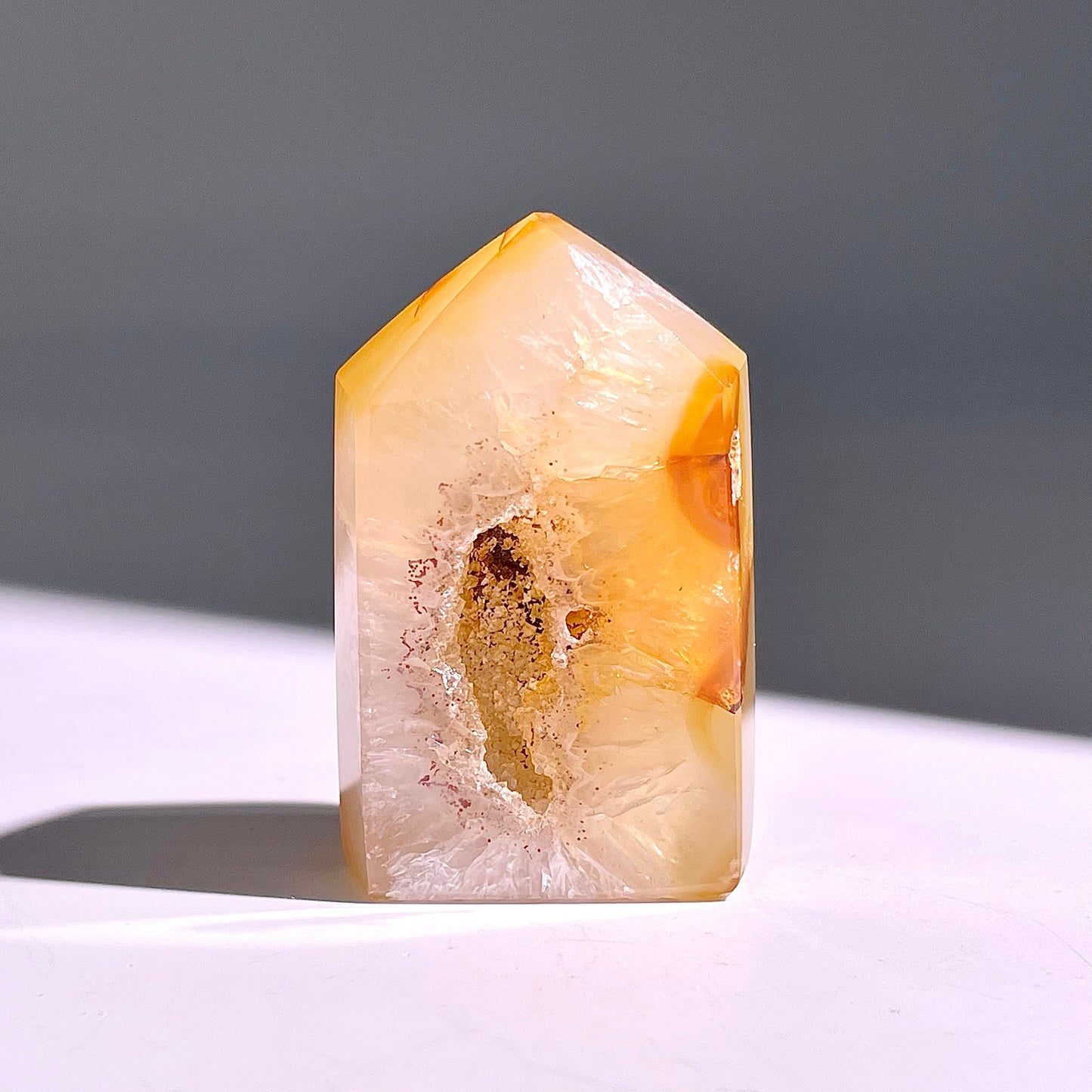 B500◇１点物◇アゲート  ピラー◇46×29×18mm◇天然石・鉱物・パワーストーン